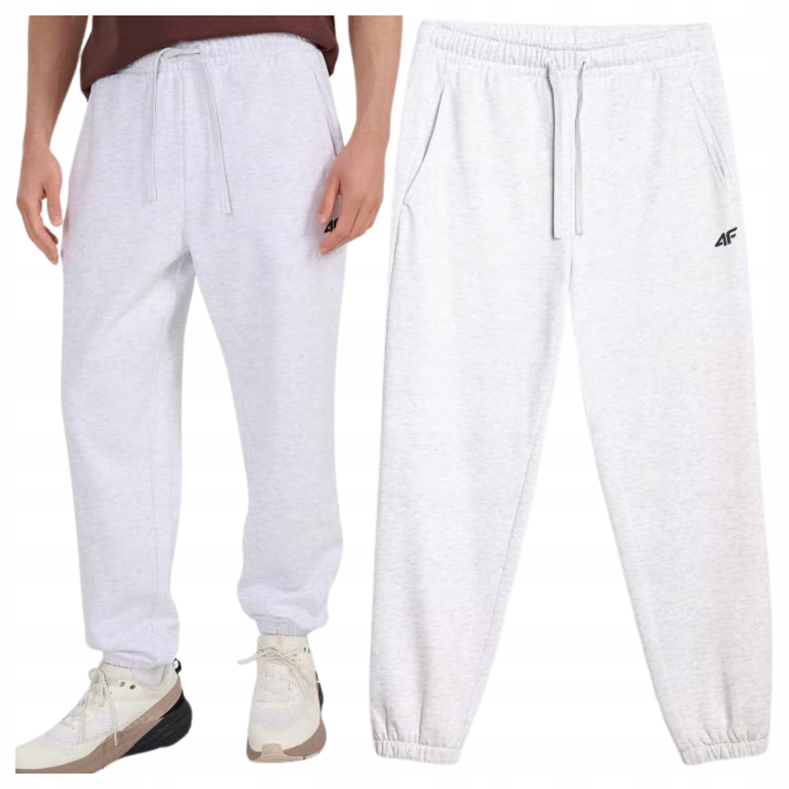 Kalhoty 4F Pánské Tepláky Jogger Sportovní Pro Každodenní Nošení Bavlněné