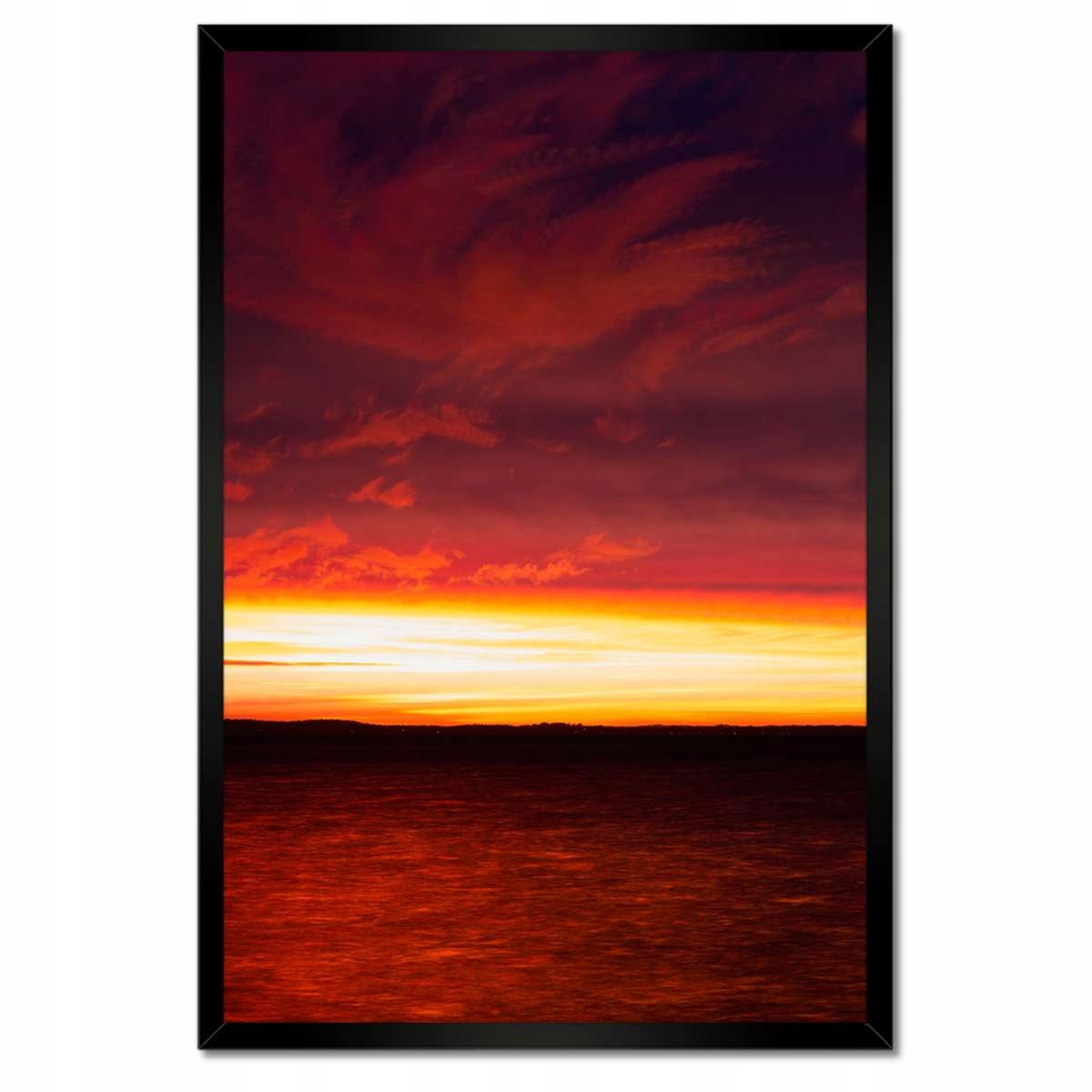 Plakáty v rámu 40x60 Poušť Západ Slunce