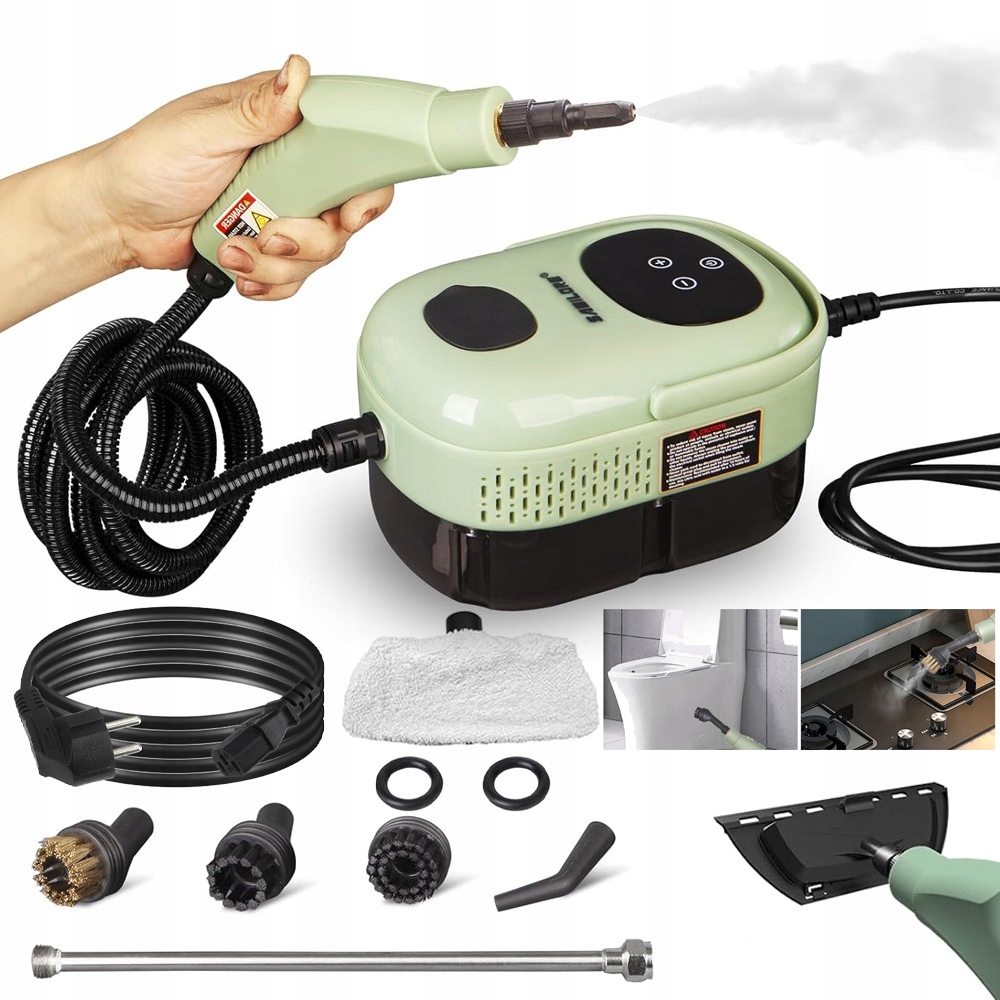 Výkonný Parní Čistič 2500 W 1000 ML Dezinfekce Při Vysoké Teplotě 3 Bar