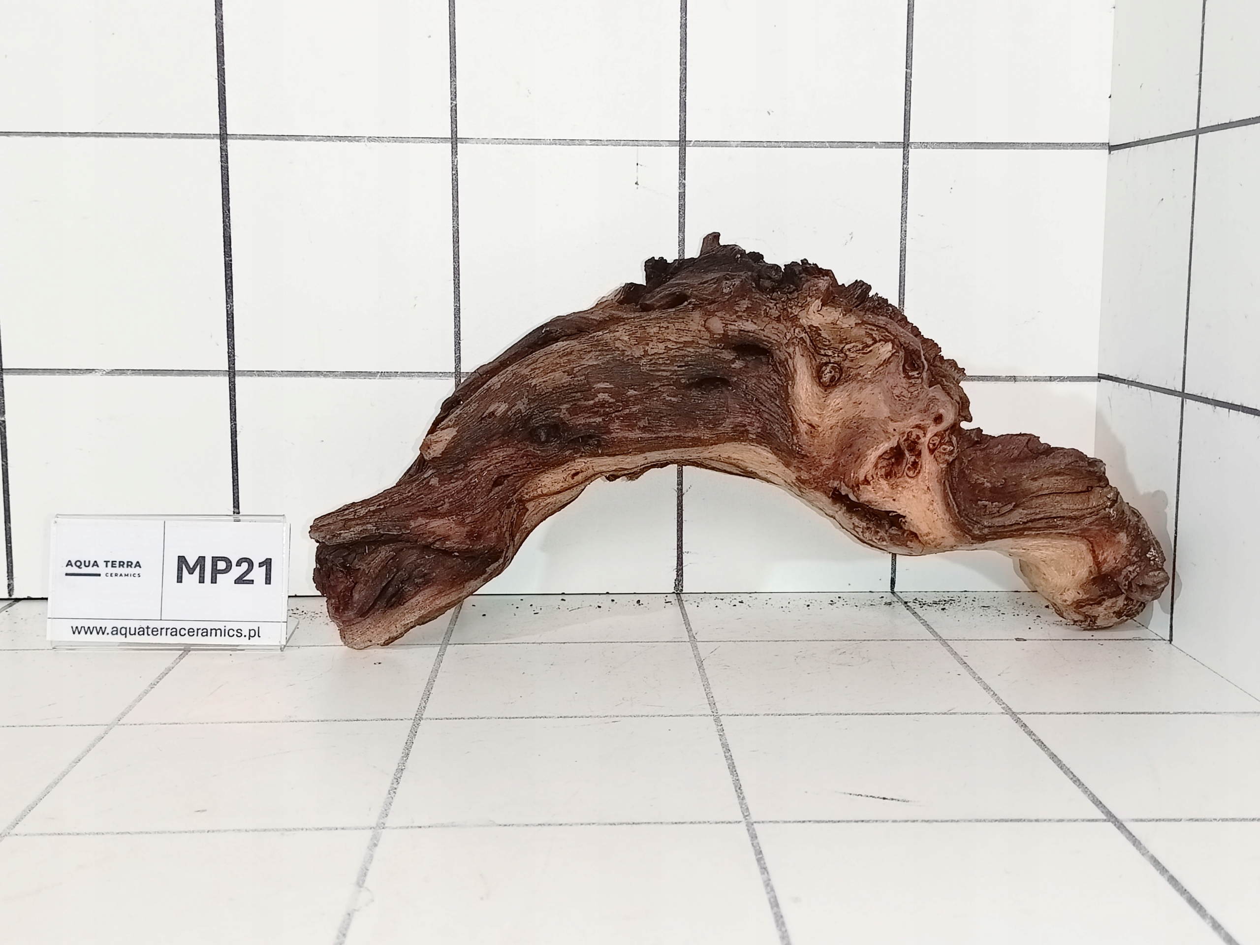 Korzeń Premium Mopani MP21 – Naturalny Gotowy do Akwarium Terrarium Desert