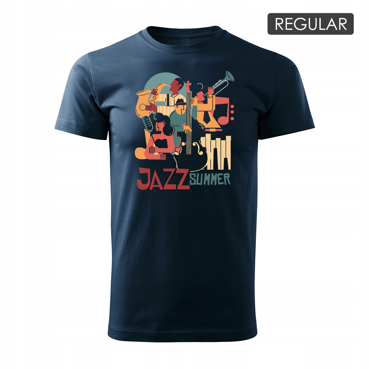

Koszulka dla muzyka jazz afrobeat smooth jazzowa