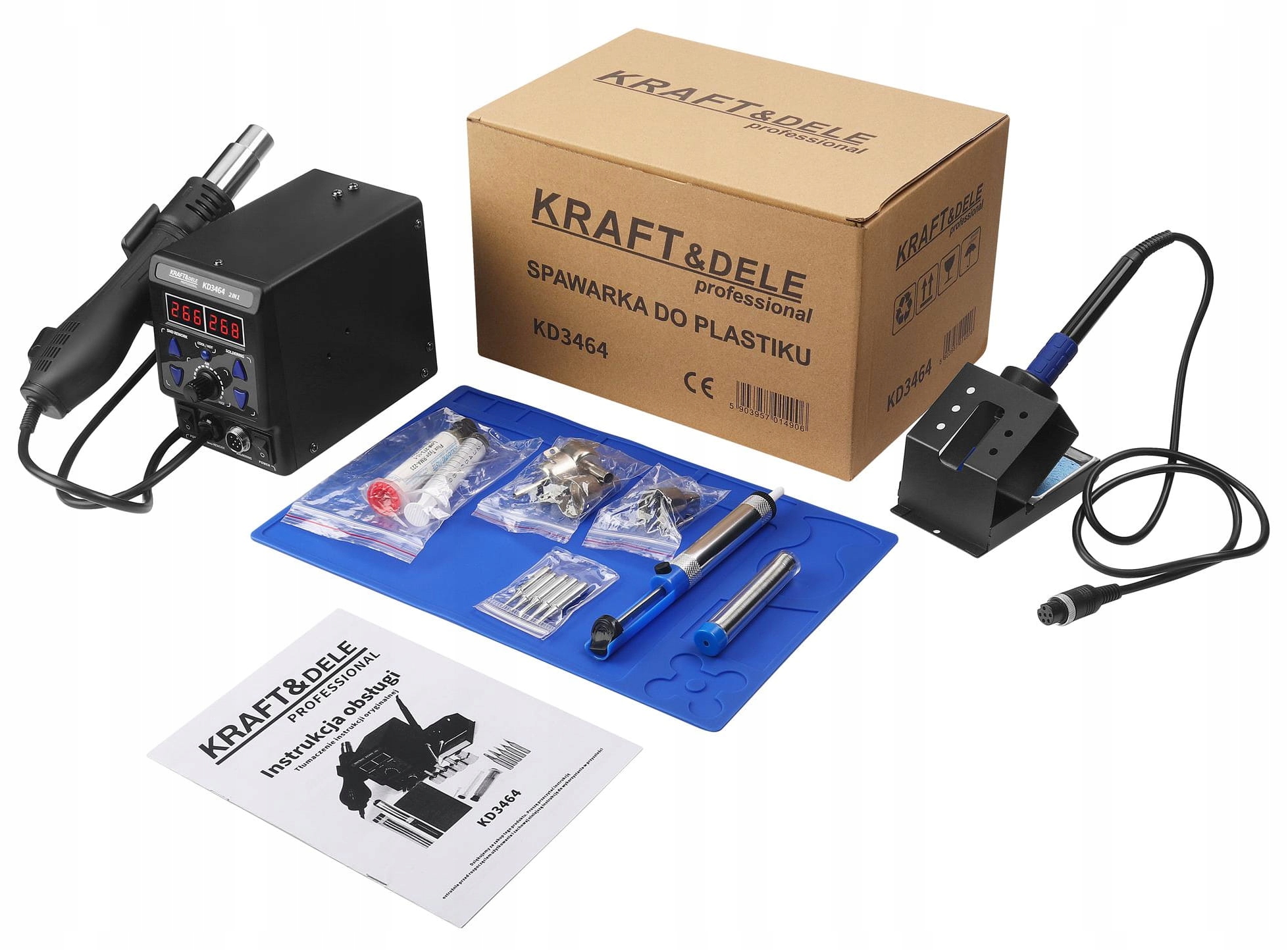 Svařovací Stroj Na Plasty, Pájecí Stanice, Robustní Příslušenství KD3464