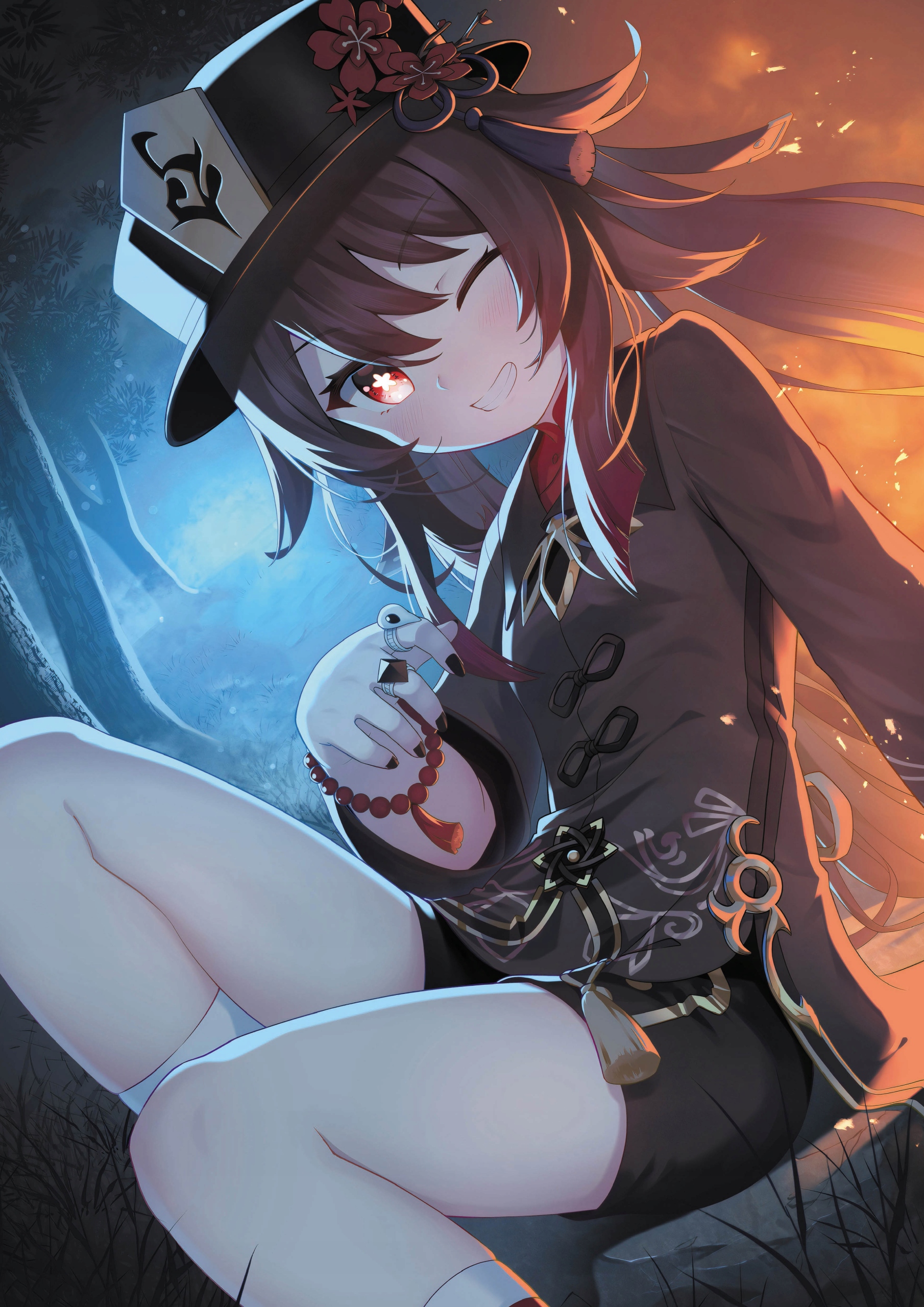 

Plakat A3 Genshin Impact Anime Gra Hu Tao