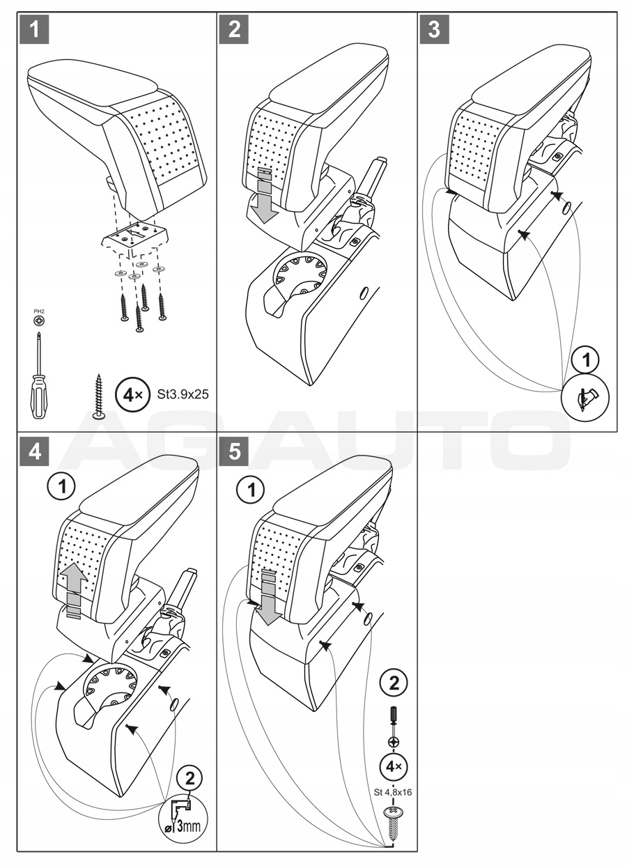 PODLOKIETNIK STANDARD Opel Astra H 2004 2013 Part manufacturer Rati