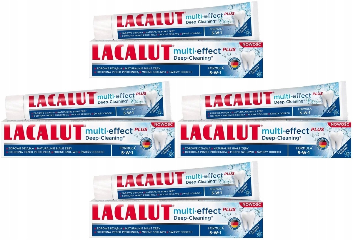 Lacalut Multi-effect Plus Deep-Cleaning Pasta Do Zębów 75ml