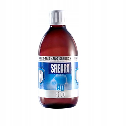 Srebro koloidalne niejonowane w płynie Ag 500 50ppm 300ml ProAktiv