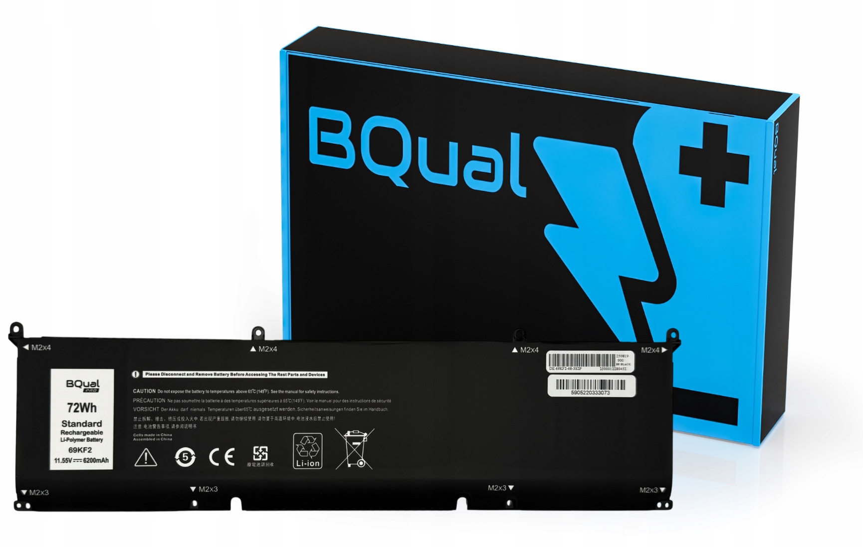 Bateria 69KF2 do Dell Xps 9500 9510 9520 Precision 5550 5560 5570 G15 5520