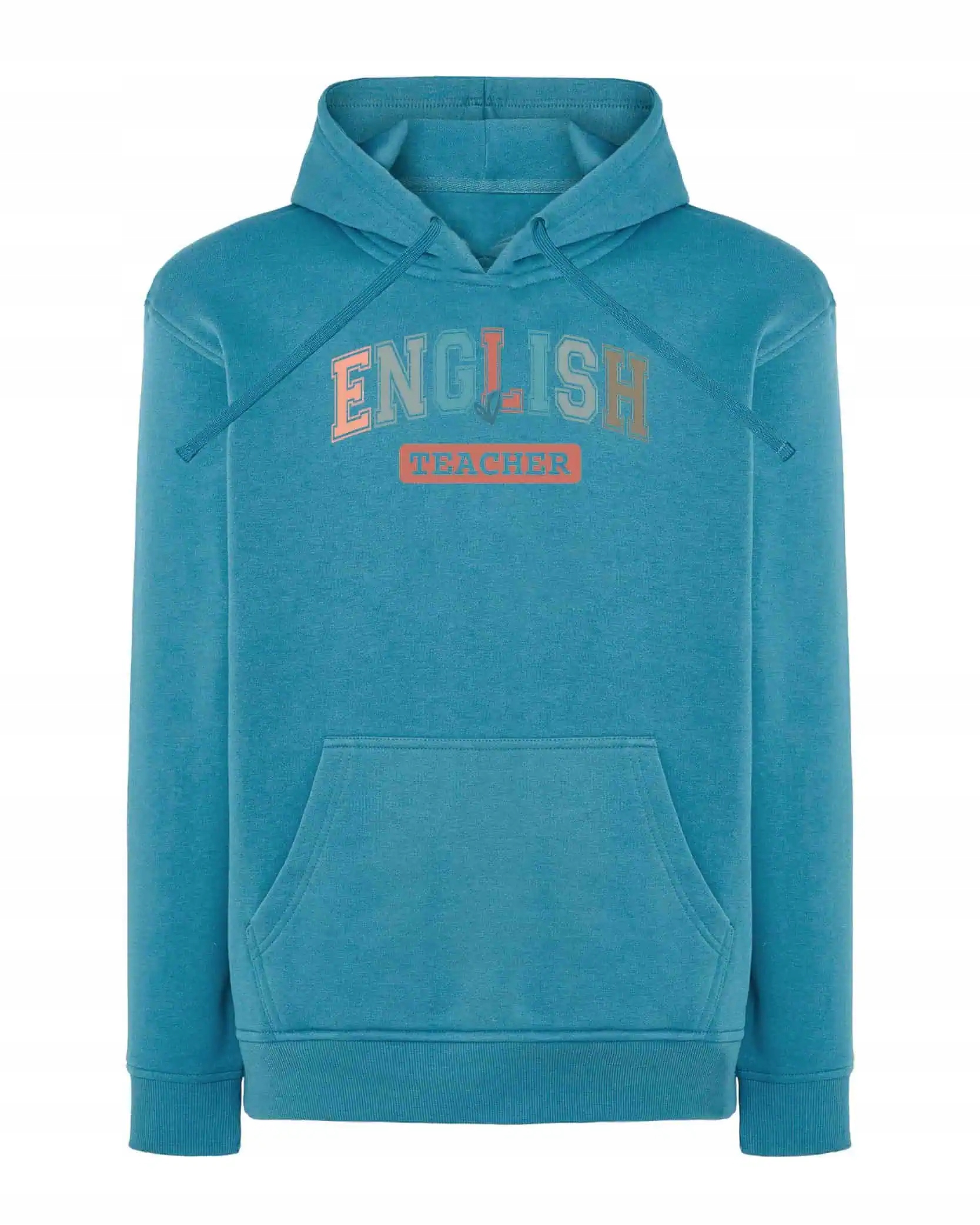 Mikina s kapucí Den učitelů Angličtina Učitel Dárek Modrá M