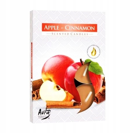 

Bispol Podgrzewacze zapachowe Apple-Cinnamon 6szt