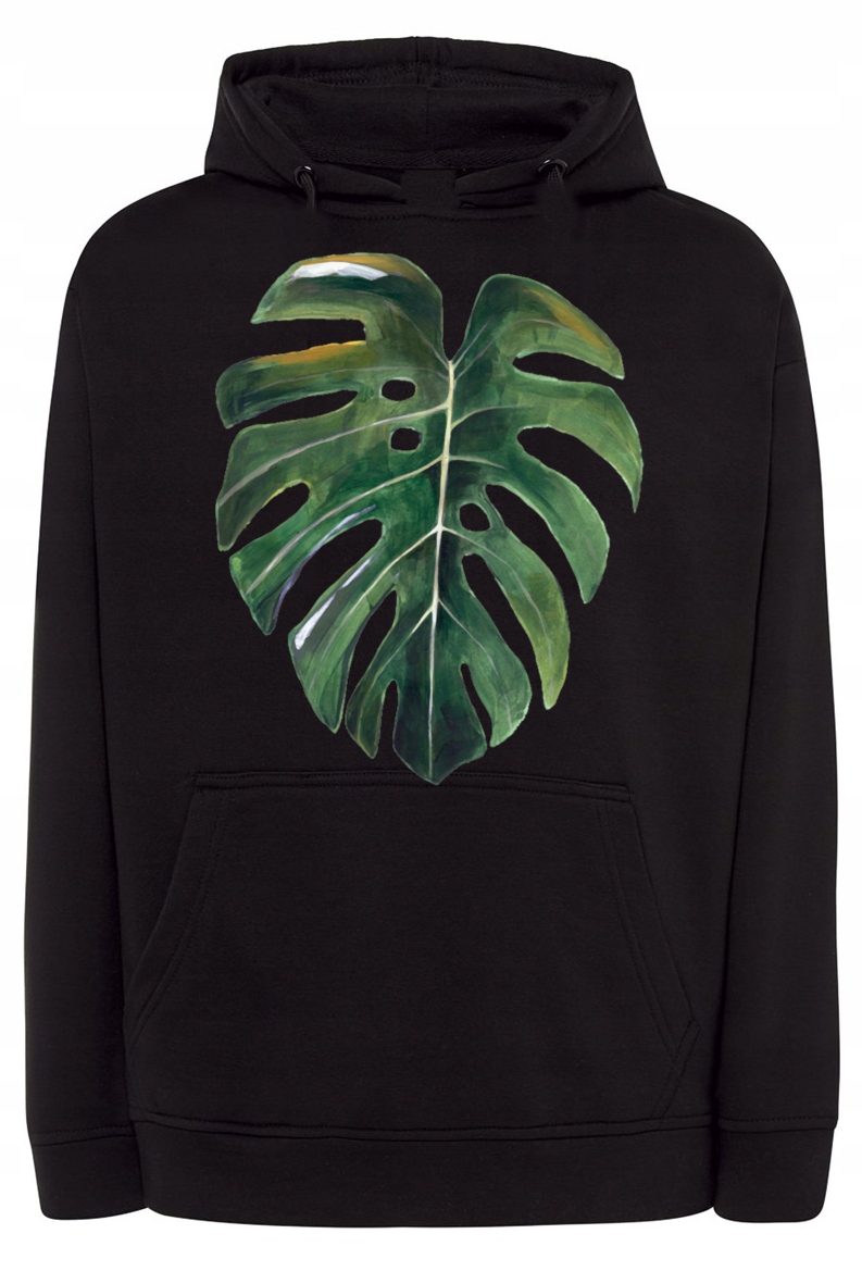 Pánská mikina Velký potisk Monstera vel. S