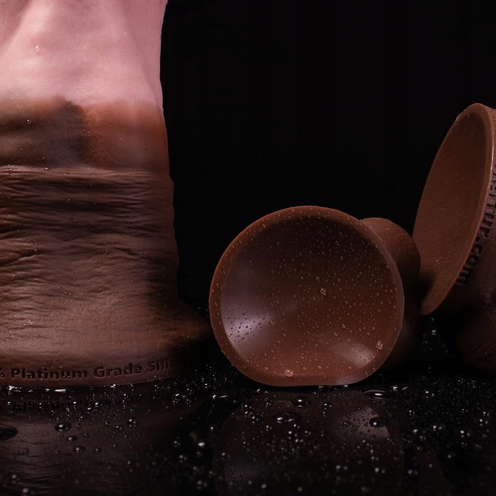 JIXAXE Duży Realistyczny Silikonowy Dildo Koński Z Przyssawką Dla Dorosłych — miniatura 8