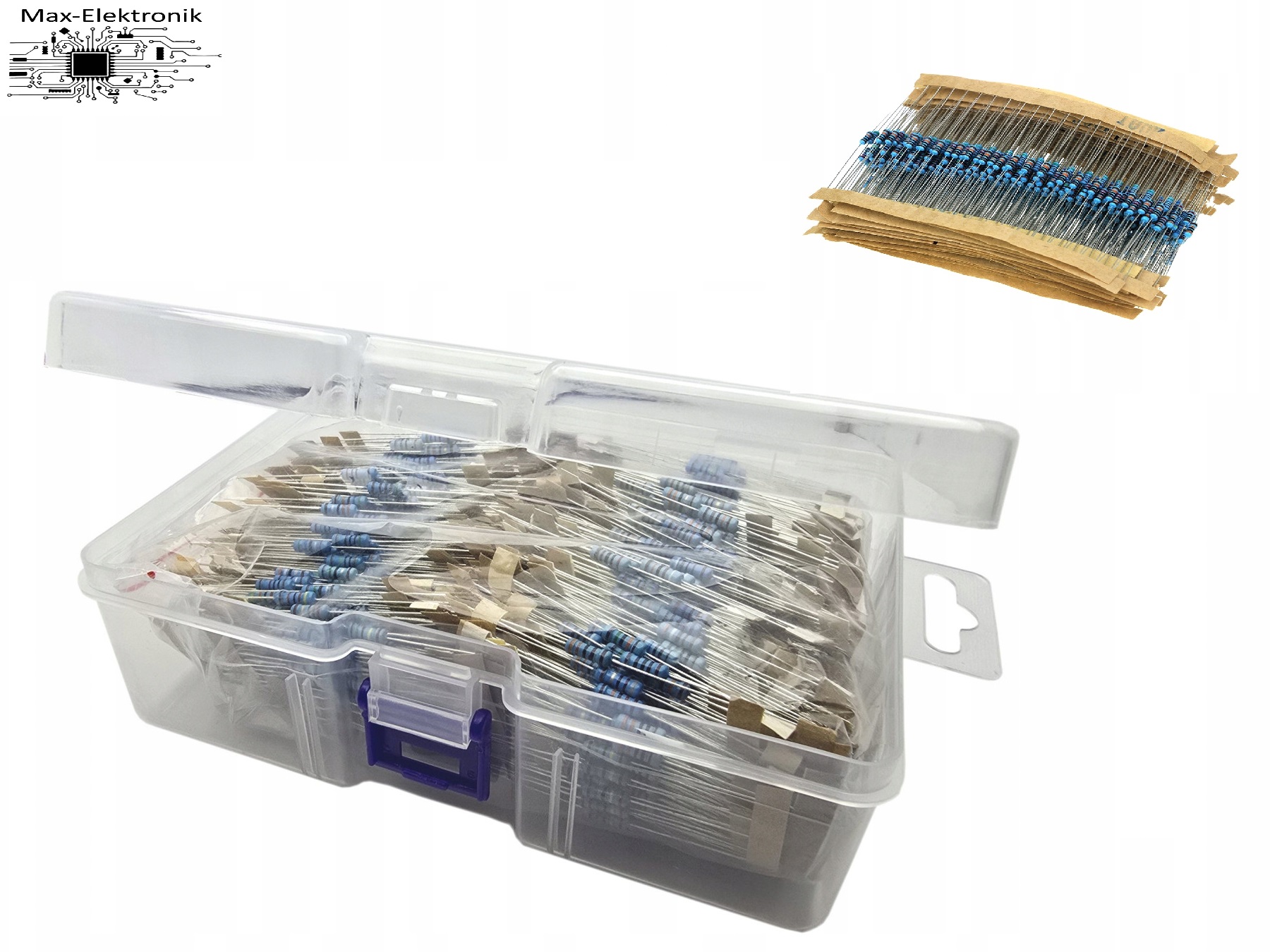 Rezistory Sada 0,25W 2600 Ks 130 X 20 Ks 1% 1 ohm 2,2 M.ohm YPB-101