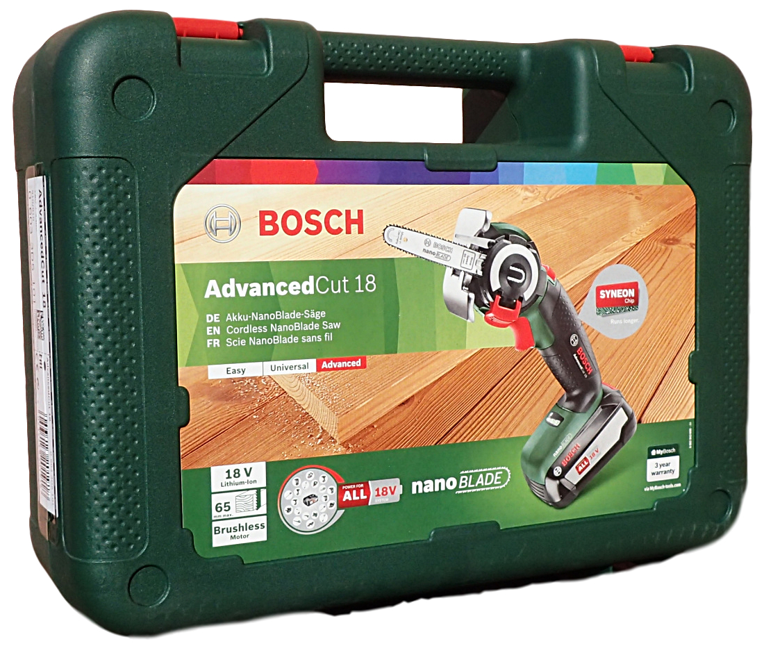 Bosch AdvancedCut 18 Set Akumulátor a nabíjačka NanoBlade Píla