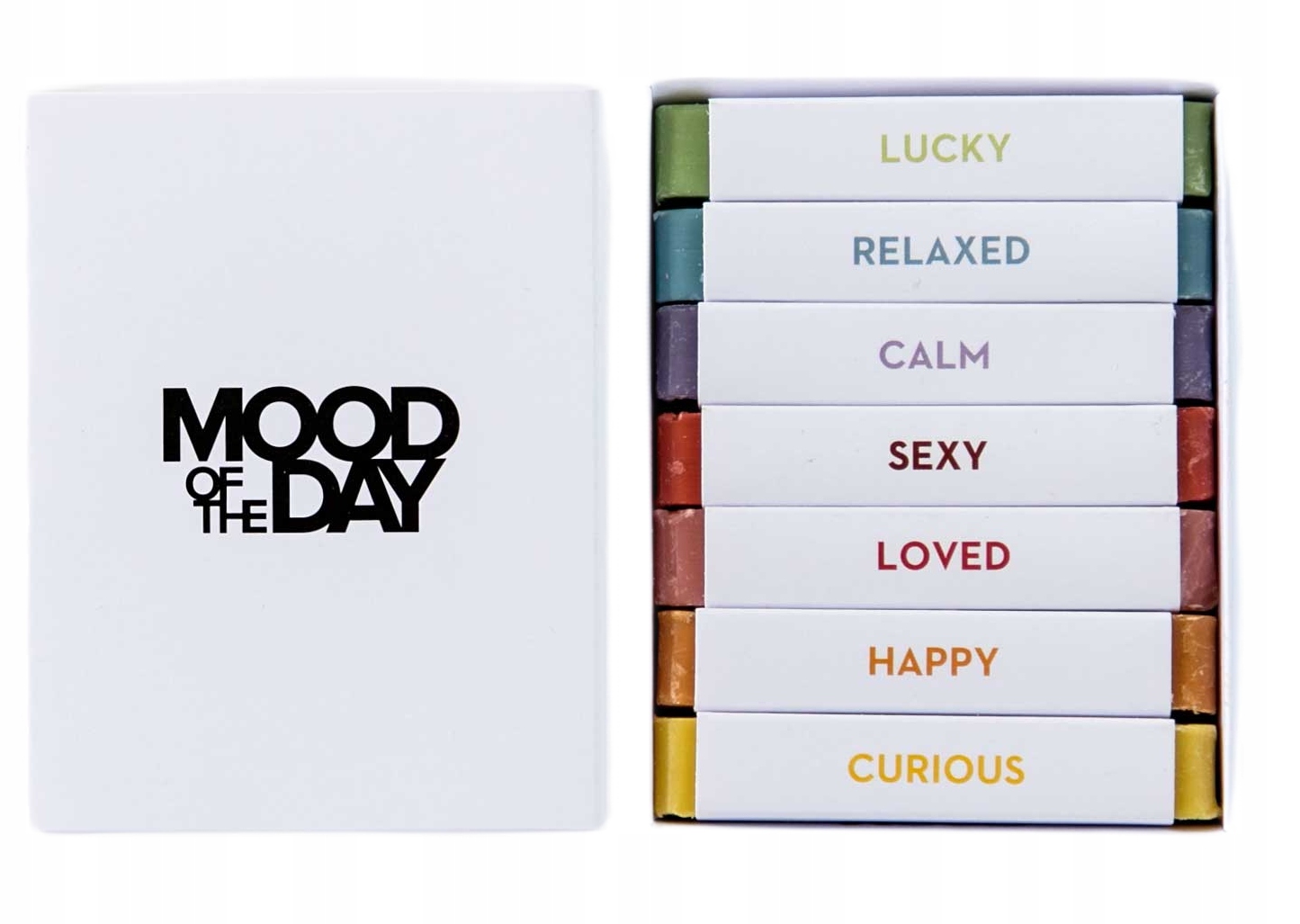 Sada olivových přírodních mýdel s esenciálními oleji, dárek k Vánocům