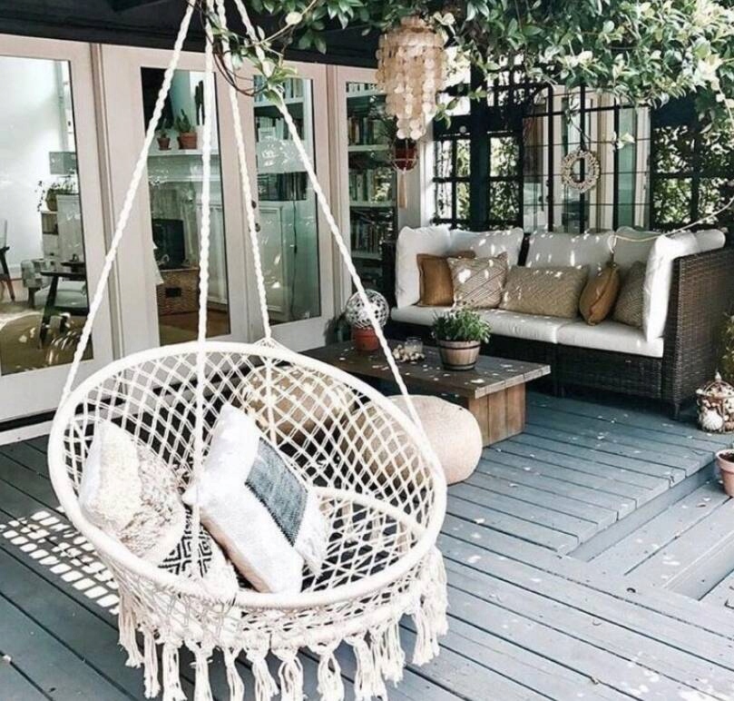 HUŚTAWKA OGRODOWA WISZĄCA DLA DZIECI XXL BOCIANIE GNIAZDO WYTRZYMAŁA DUŻA Materiał drewno metal