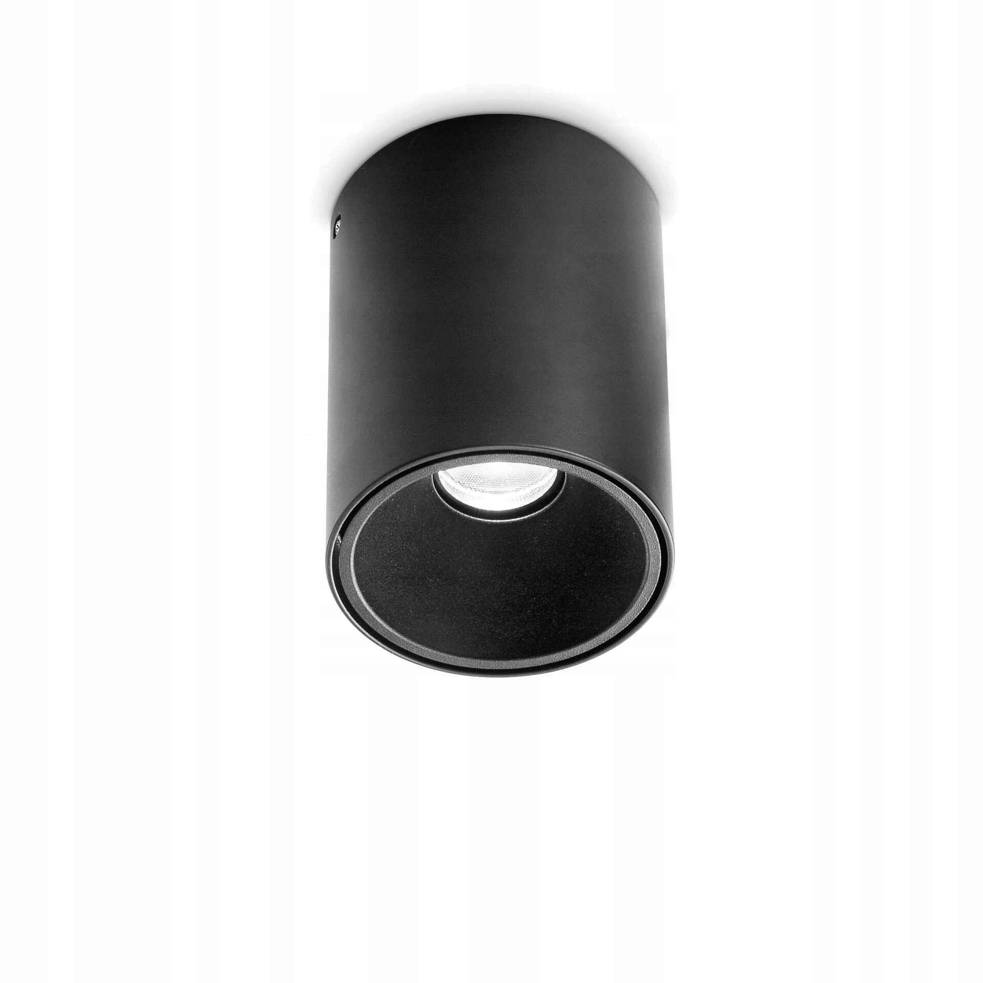 Led Stropné svietidlo Ideal Lux Nitro Round Nero 205984 okrúhle čierne 15W 135