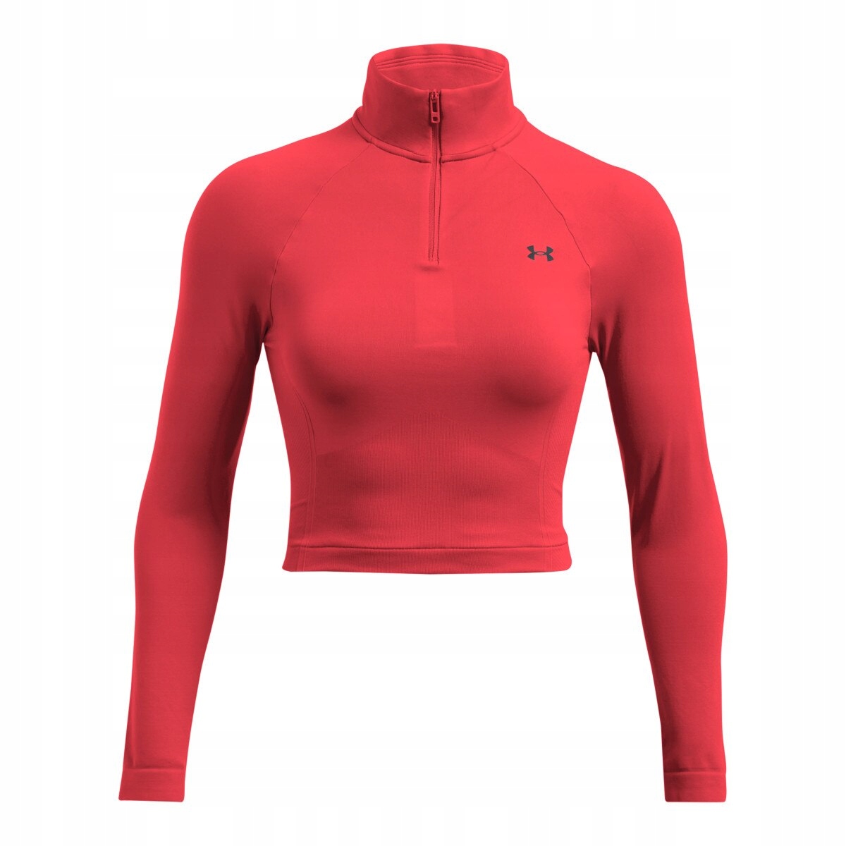 Under Armour Dámské tričko Vanish Seamless 1/4 Zip Crop červená