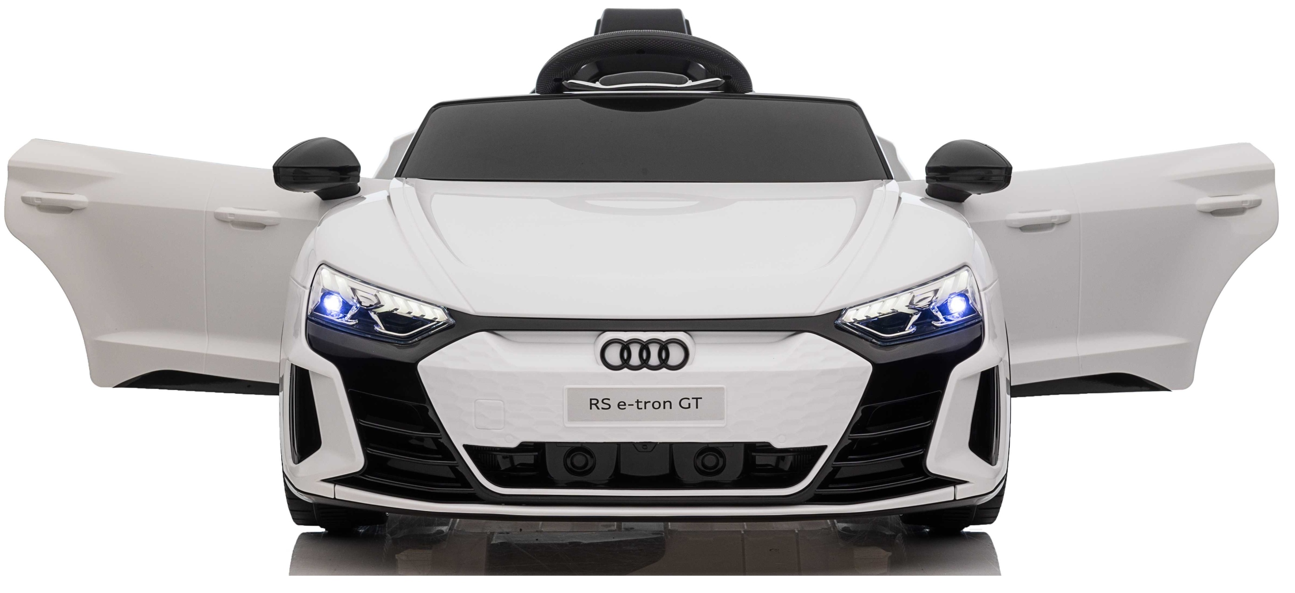 Audi E-TRON GT RS elektrinis eko odos sėdynė nuotolinio valdymo pultas automobilis 4X4 minkšti EVA ratai elektrinis automobilis vaikams