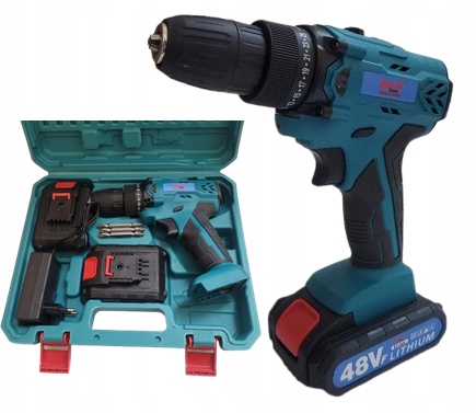 Mini akumulátorový aku vrtačka 2 x 48 V