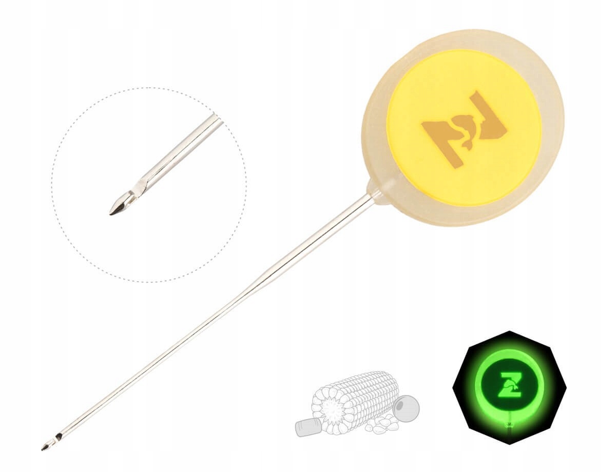 Igła do kulek Z-Needle Premium Soft Safety Fluorescencyjna Żółta Zfish