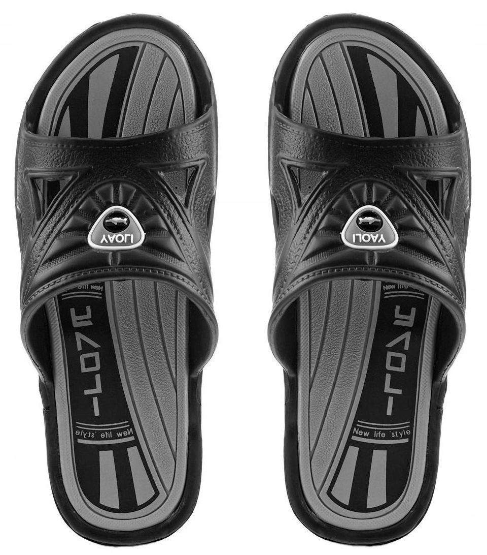 

Klapki Męskie Sportowe Na Basen Plażę Czarne 43