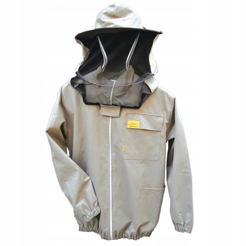 Bluza pszczelarska rozpinana z kapeluszem wersja Optima rozmiar S Łysoń