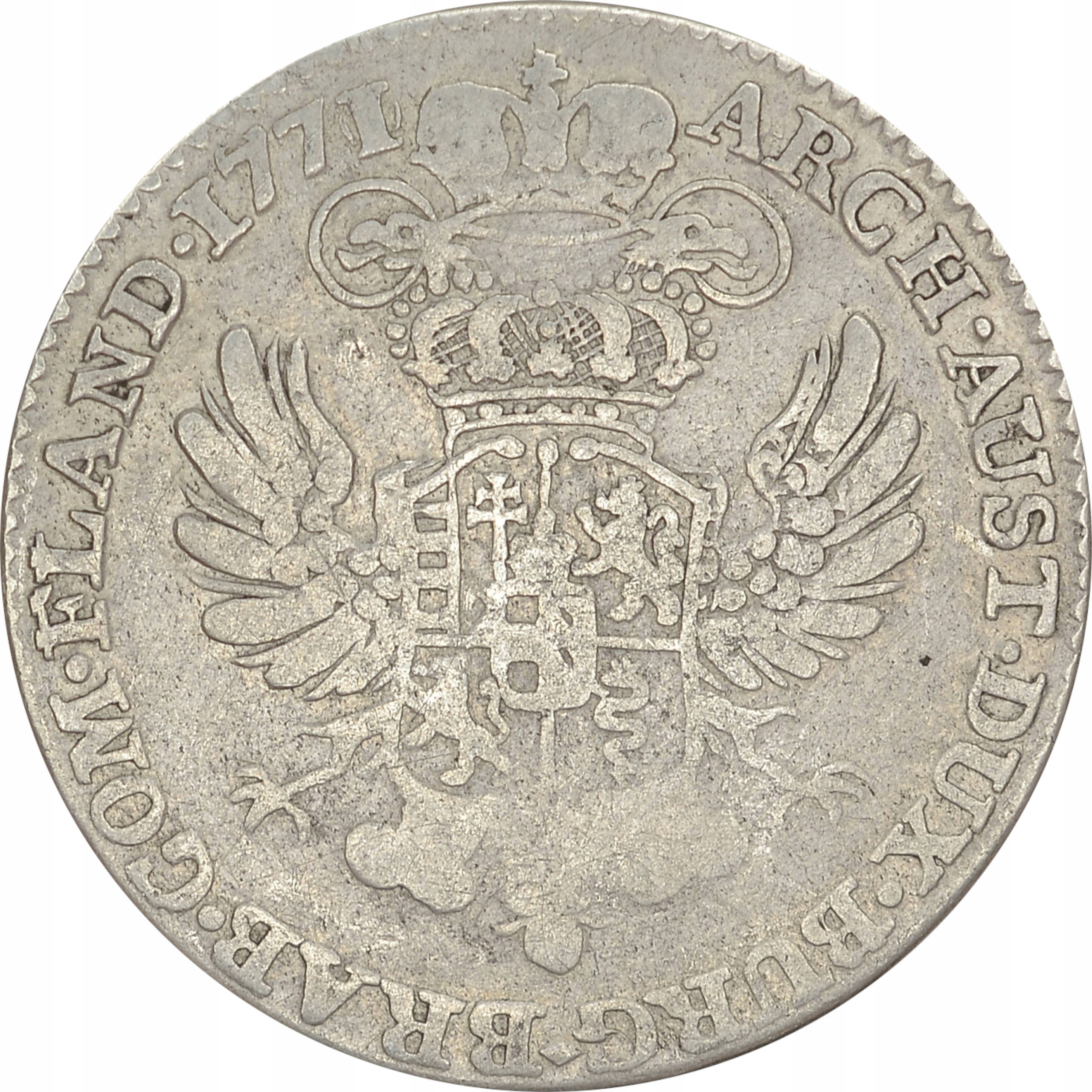 7.hy.AUST.NIDERLANDY, M.TERESA, 1/2 TALARA 1771