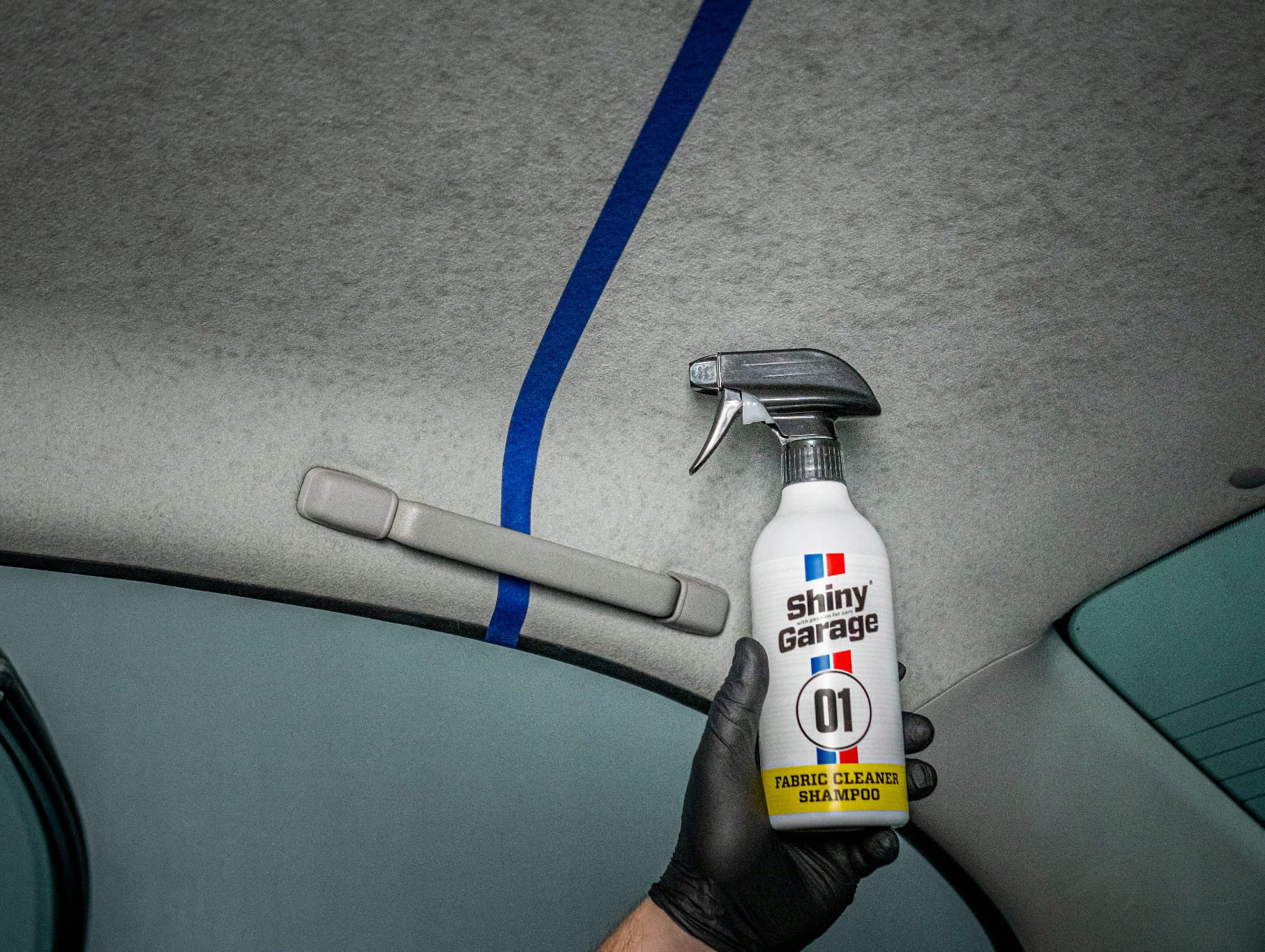 SHINY GARAGE FABRIC CLEANER SHAMPOO - TAPICERKA 1L Stan opakowania oryginalne