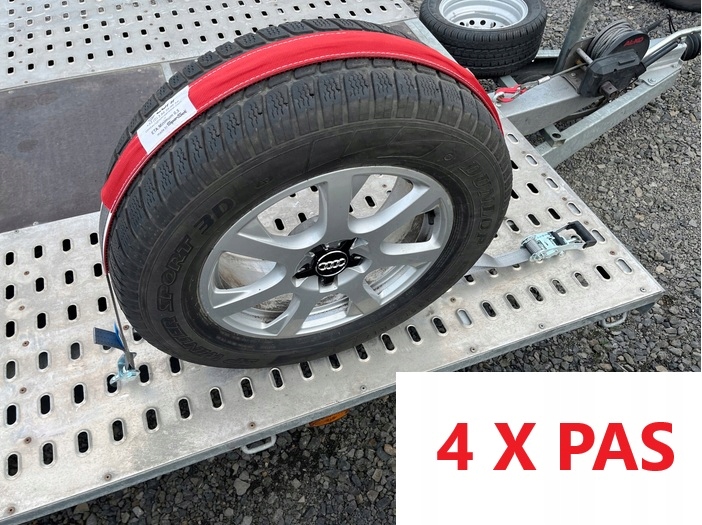 Přepravní pásy Lohr s trávou 130 cm 3T 2,8 m 35 mm VDI 2700 Bi 8.1 3PKT 4%