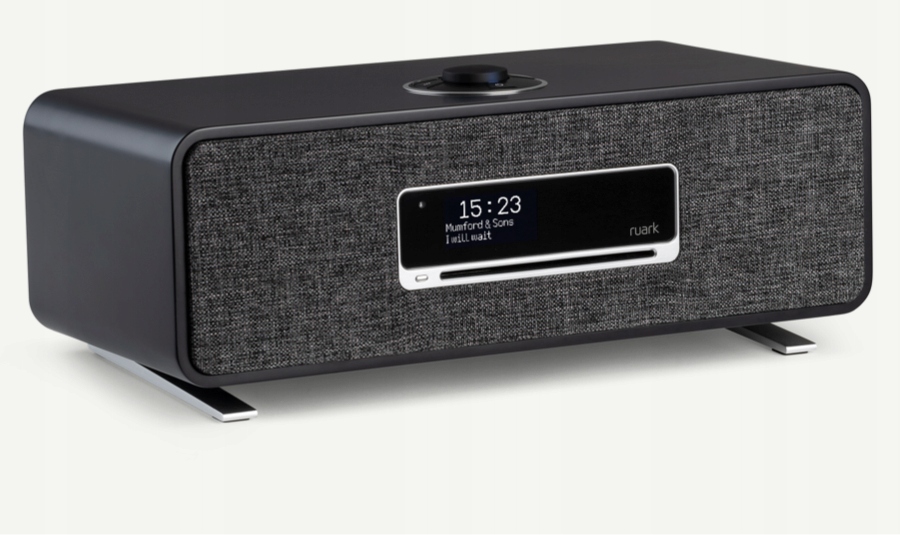 Ruark Audio R3S charcoal czarny system muzyczny z CD Bt Wi-Fi Dab+