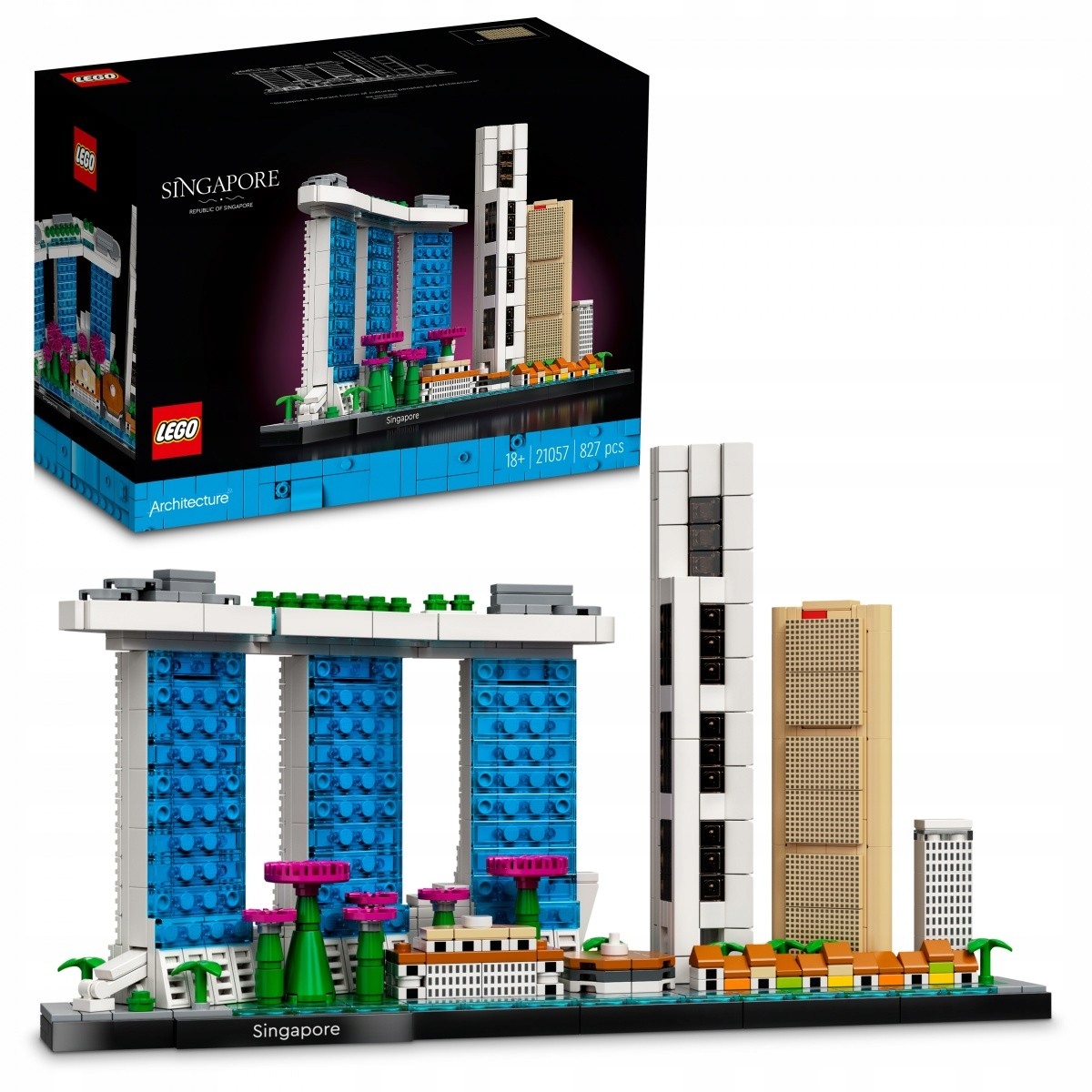 LEGO Klocki Architecture 21057 Singapur Marka LEGO