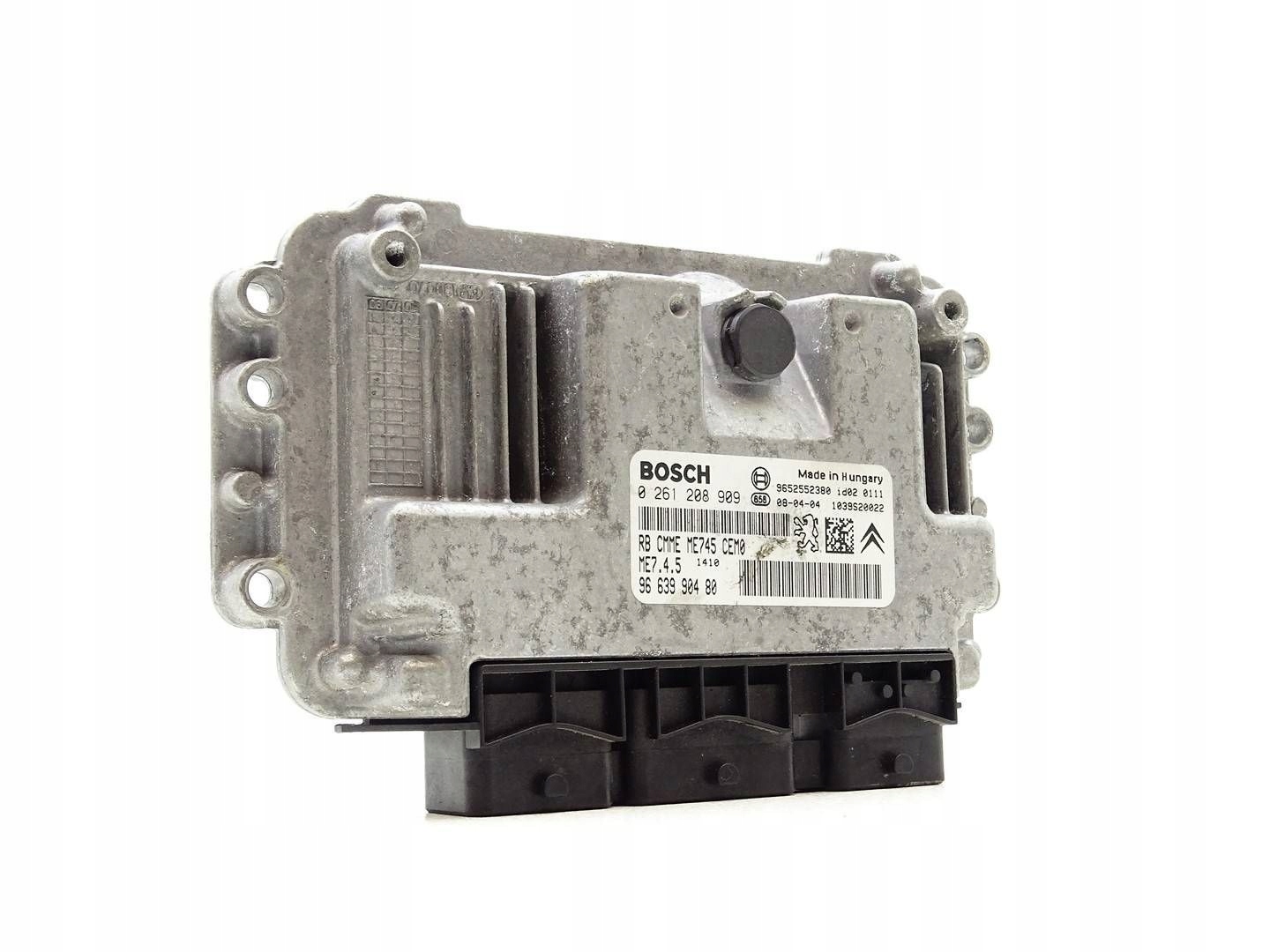 control unit of the engine computer PEUGEOT 307 9652552380