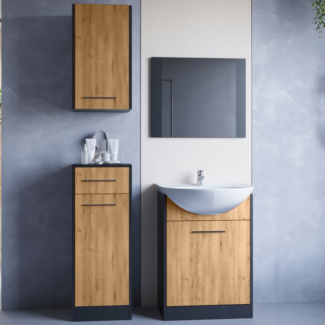 

Łazienka Nico czarny dąb artisan laminat