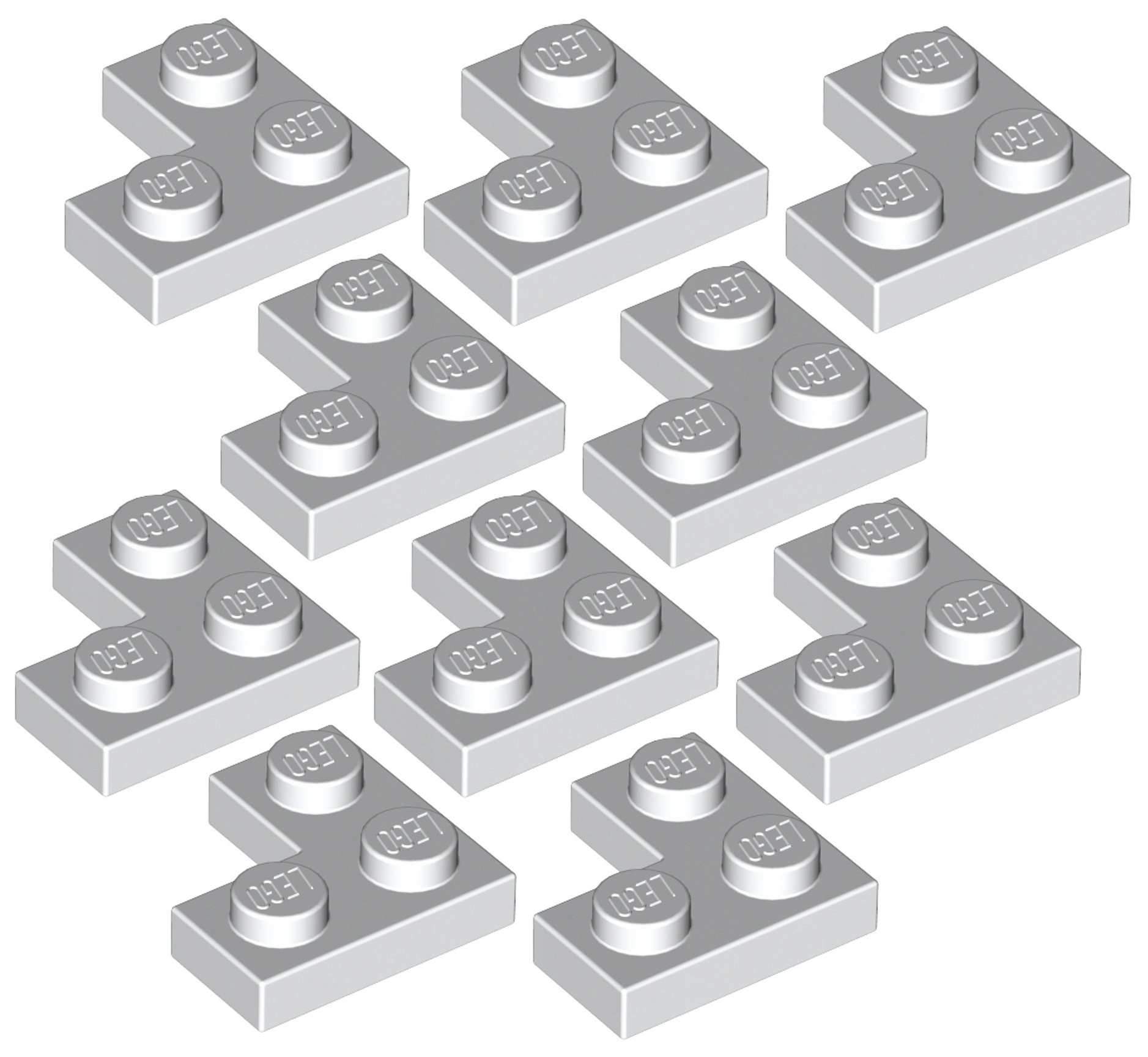 

Lego Płytka 2x2 Narożna Biała (2420/242001) 10szt