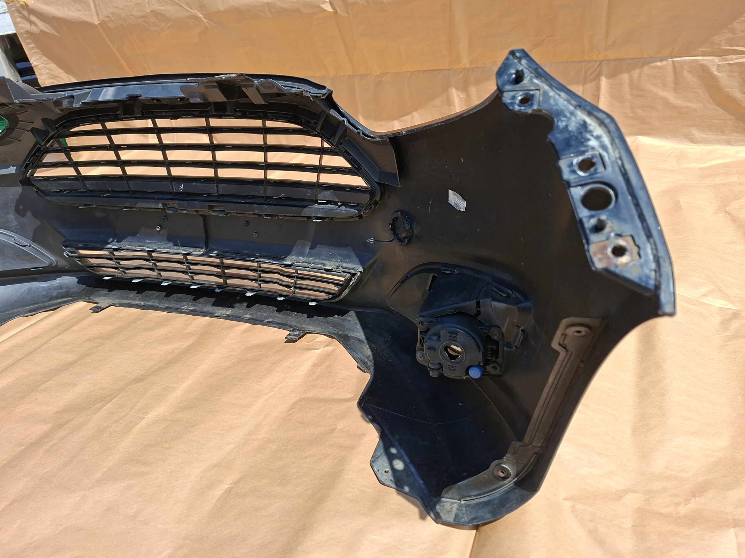 FORD FIESTA MK7 LIFT 2012-2017 bumper front ABSOLUT BLACK original