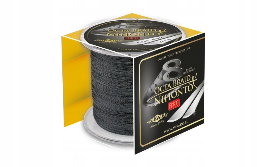 Mikado Plecionka Nihonto Octa Braid 300M Black 0,23MM
