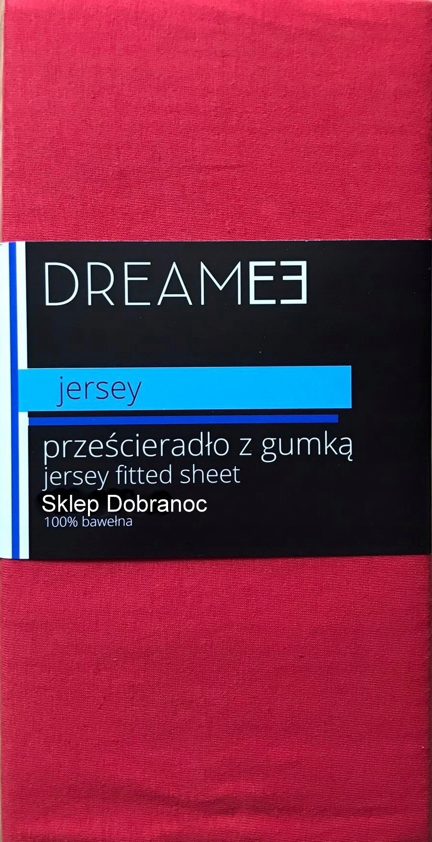 

Prześcieradło Jersey 160X200 Z Gumką Czerwone