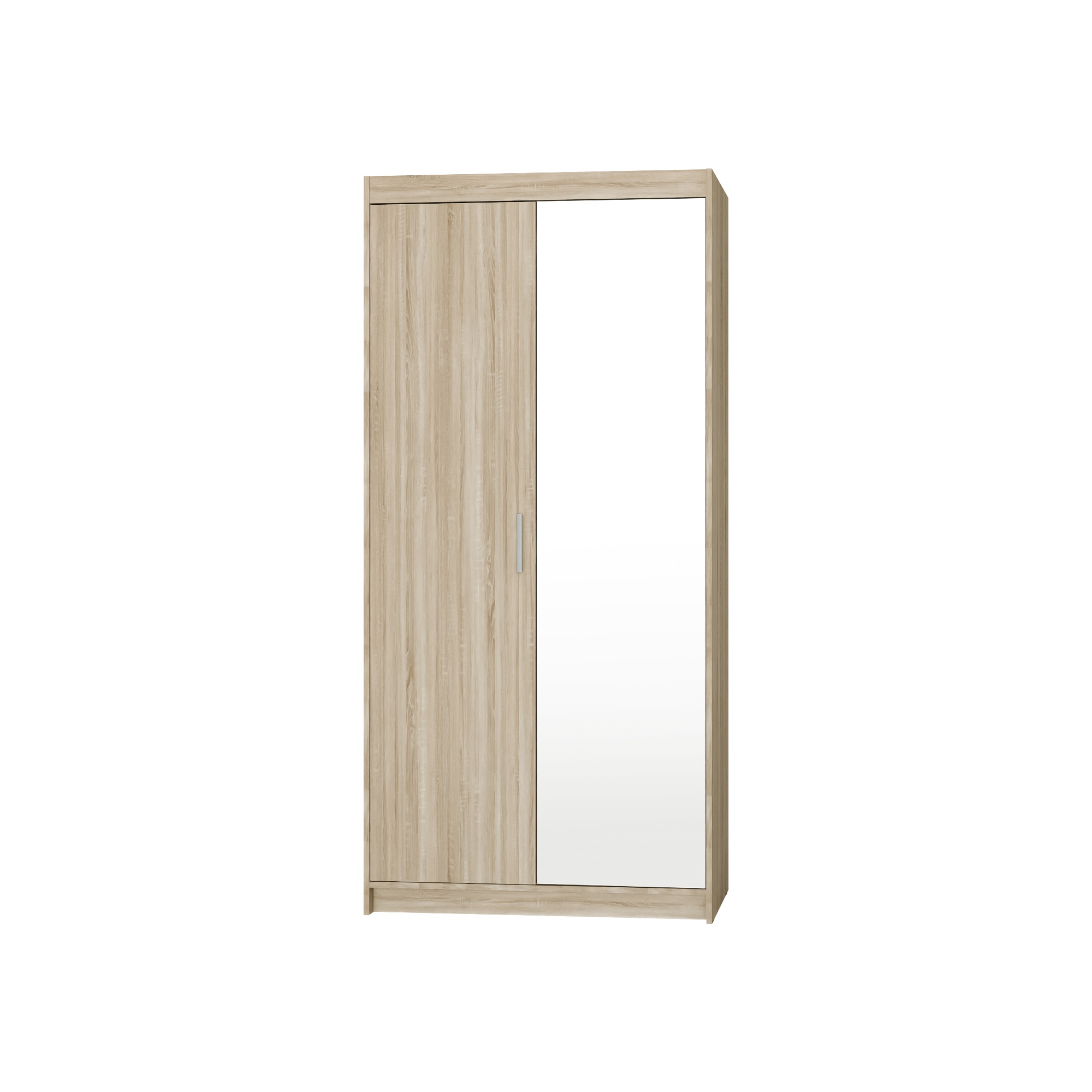 Skříň s jedním zrcadlem Alena dub sonoma 90 cm
