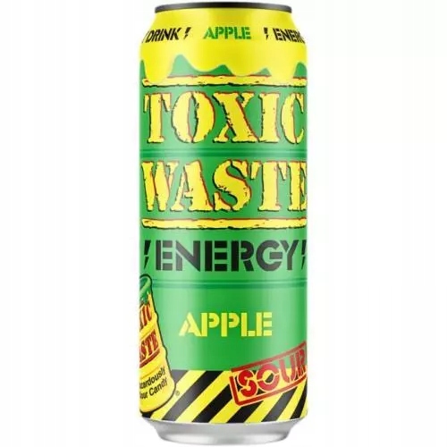 12x Toxic Waste energy drink sour apple 500ml