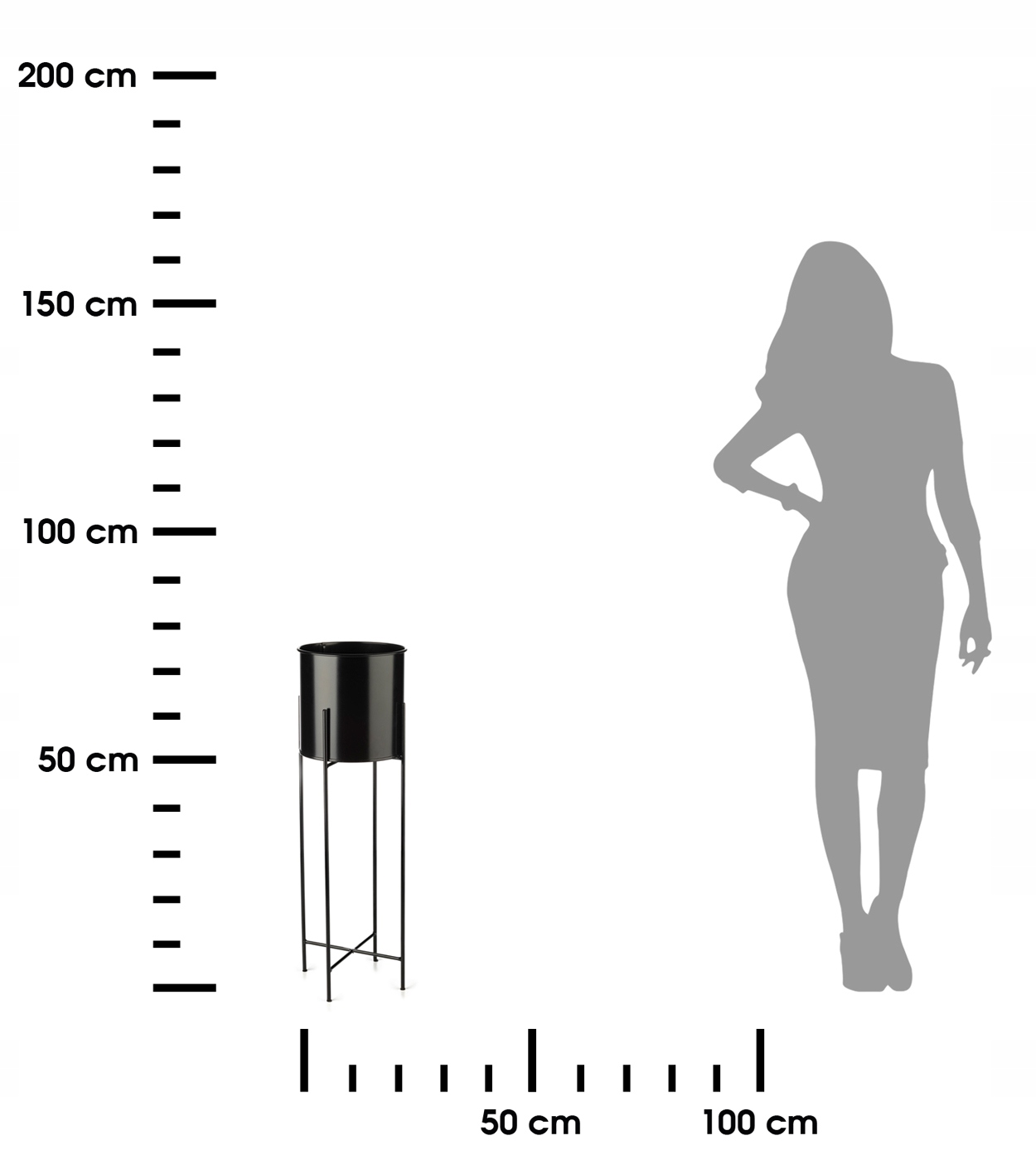 STOJĄCY KWIETNIK STOJAK NA ROŚLINY KWIATY METALOWY Marka HowHomely