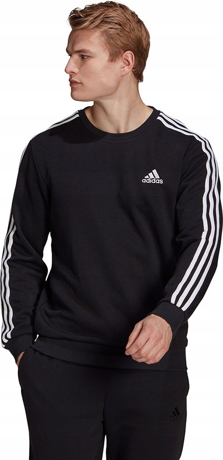 Pánská Mikina Adidas Essentials Sweatshirt Černá GK9078 velikost M