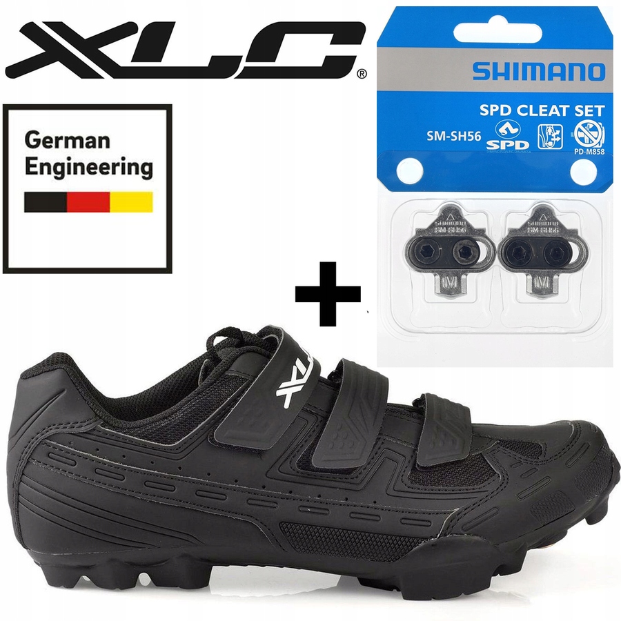XLC Tiger Spd Shimano buty rowerowe bloki Mtb Spinning EU44