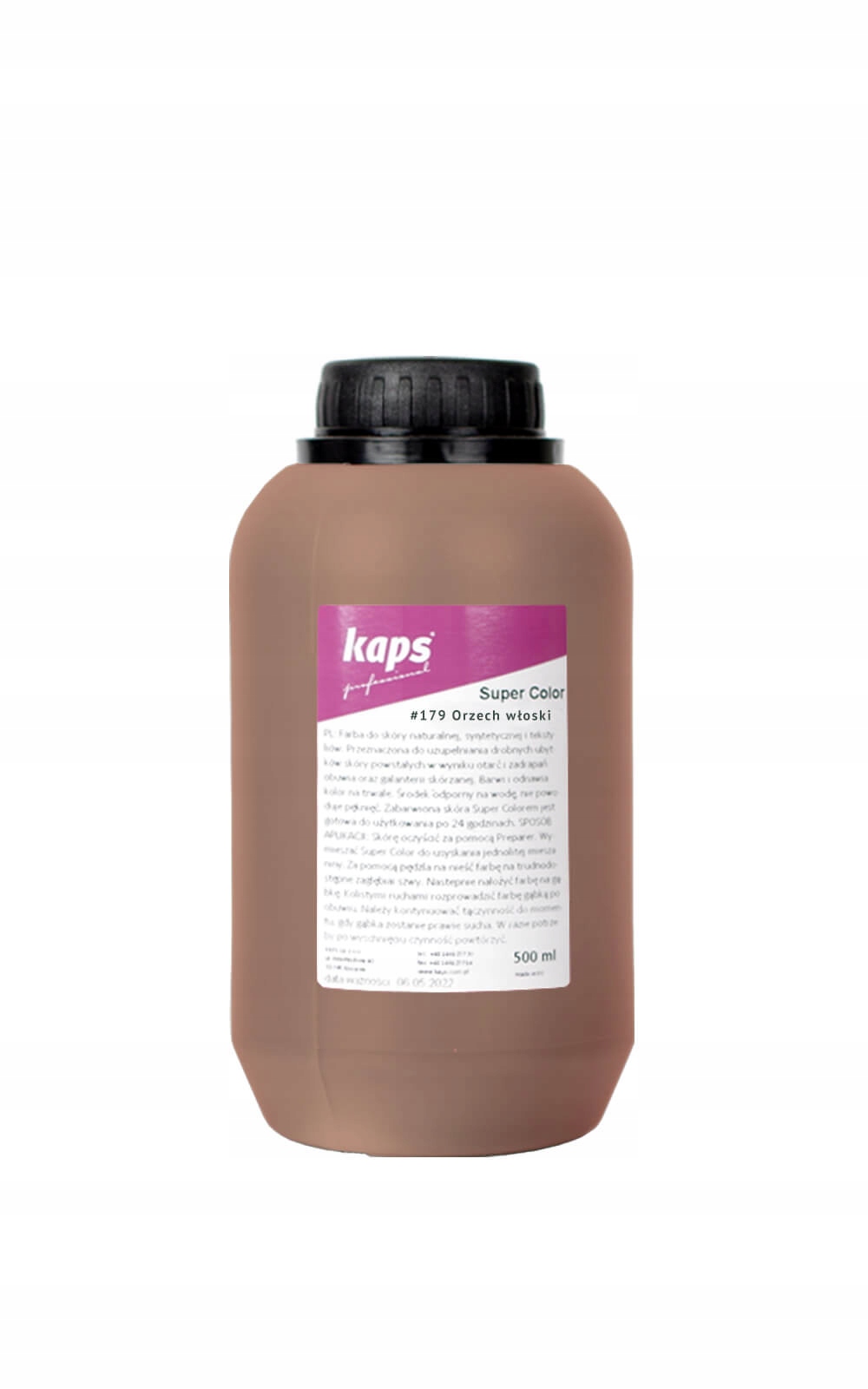 

Farba do Skór ekoSkór 500ml Kaps 179-walnut