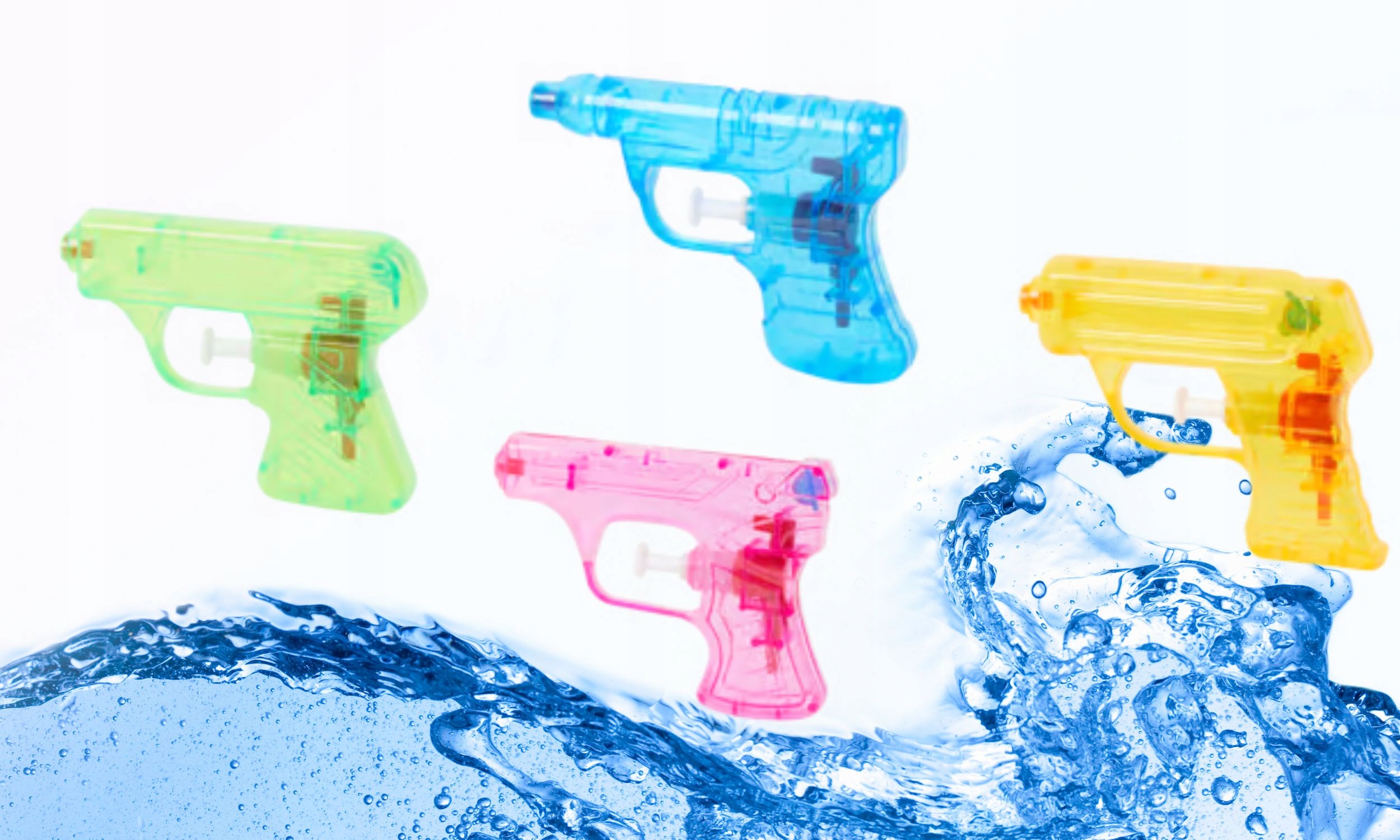 PISTOLET NA WODĘ DLA DZIECI MINI ZESTAW 4 sztuki