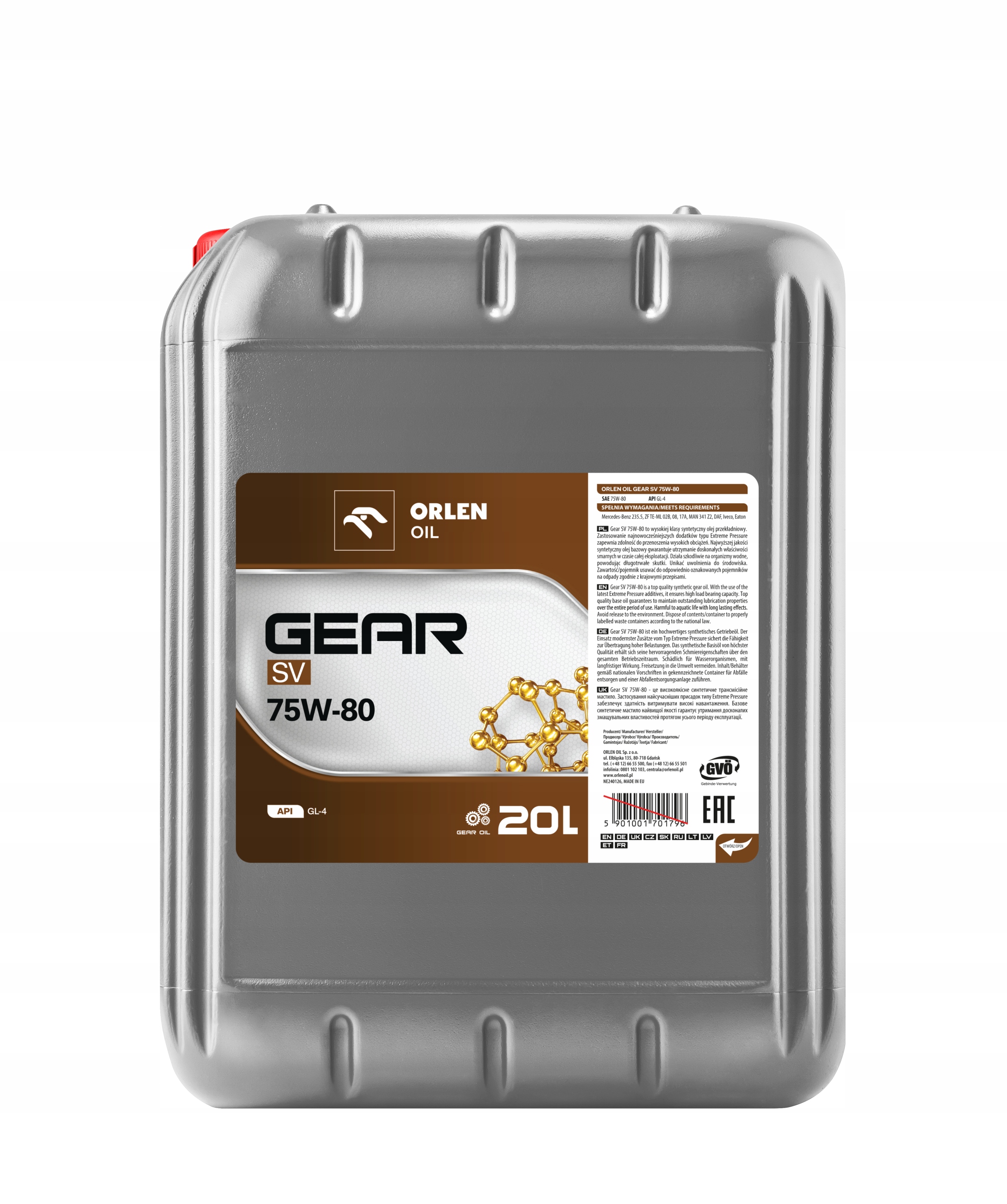 Orlen Oil Gear SV 75W-80 - 20L