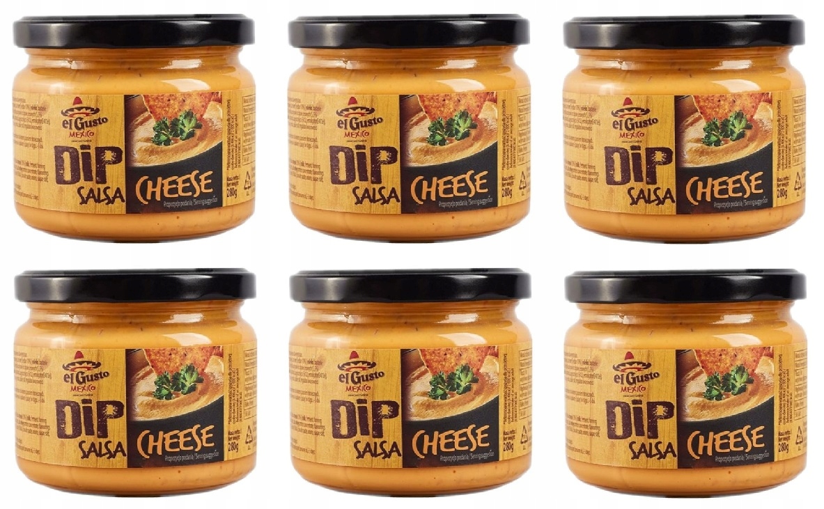 6x 280g El Gusto Mexico Dip Cheese Karton