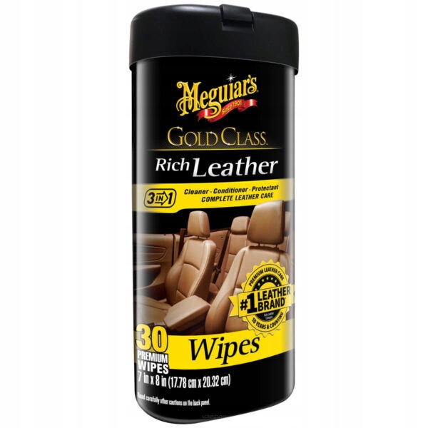 Gold Class Rich Leather Wipes 30 szt