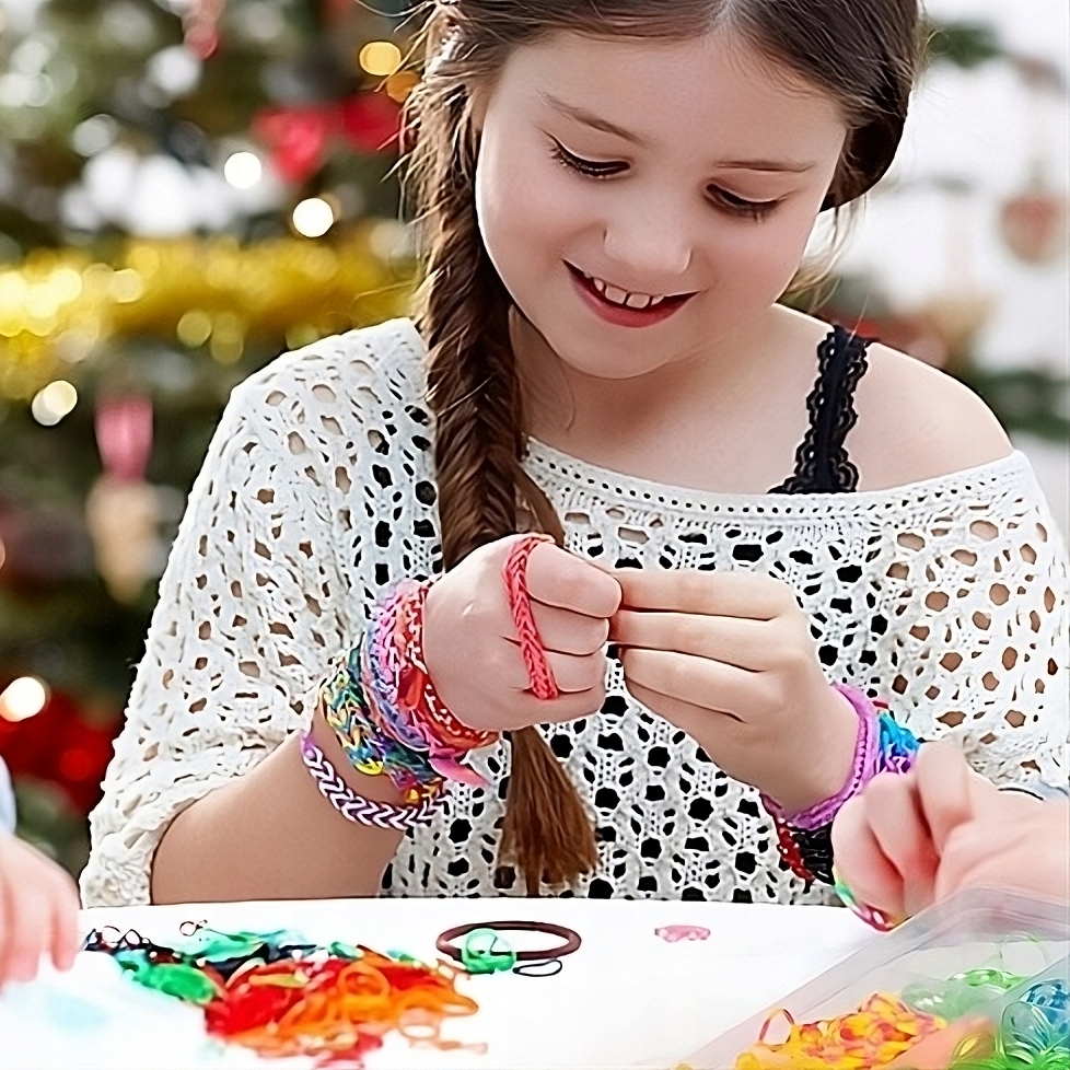 GUMKI DO ROBIENIA BRANSOLETEK DUŻY ZESTAW 6800 ELEMENTÓW XXL DLA DZIECKA Marka ARSA GO