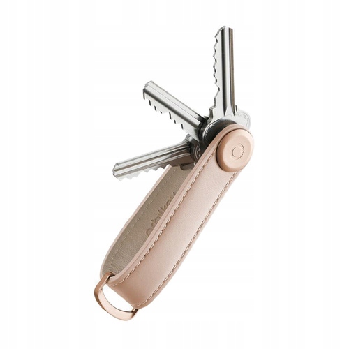 Kožené pouzdro organizér na klíče Orbitkey Leather blush blush