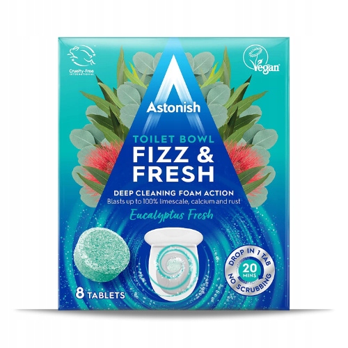 

Astonish Zielone Tabletki do Wc Eukaliptus 8 Uk